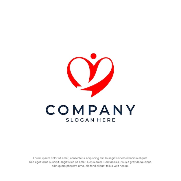 liefdadigheid voor hiv aids logo premium vector