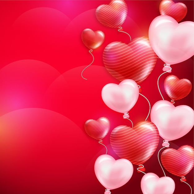 Liefde achtergrond romantisch concept Valentijnsdag achtergrond