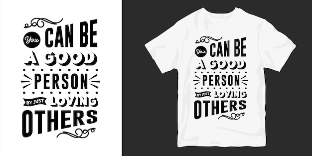 Liefde en romantische typografie t-shirt design slogan citaten