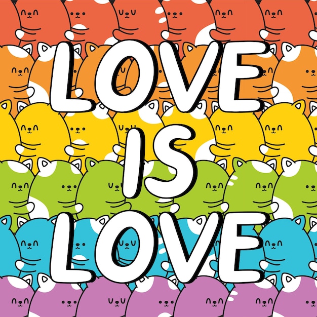 Liefde is liefde citaat slogan