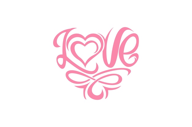 Liefde logo ontwerp