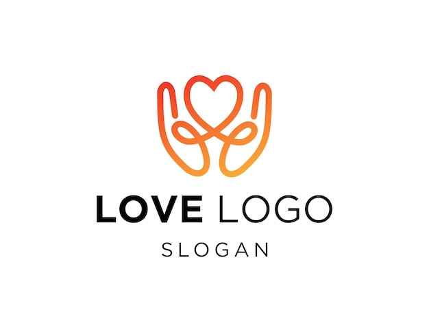 Liefde logo ontwerp