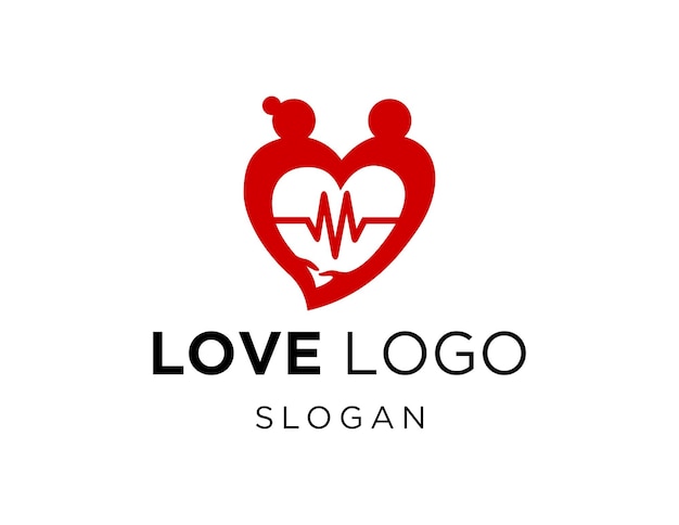 Liefde logo ontwerp