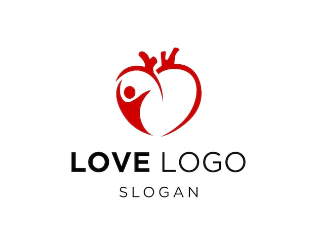 Liefde logo ontwerp