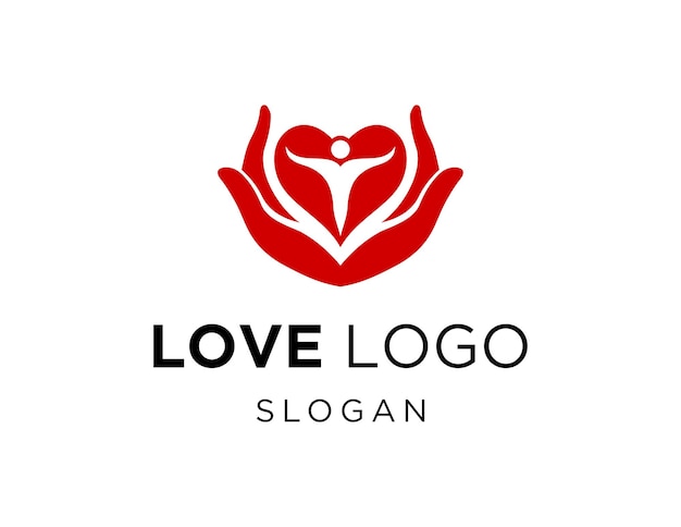 Liefde logo ontwerp