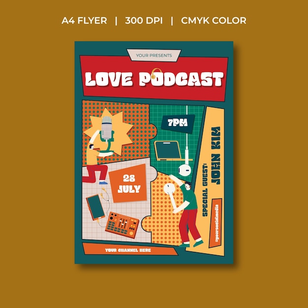 Liefde Podcast Flyer