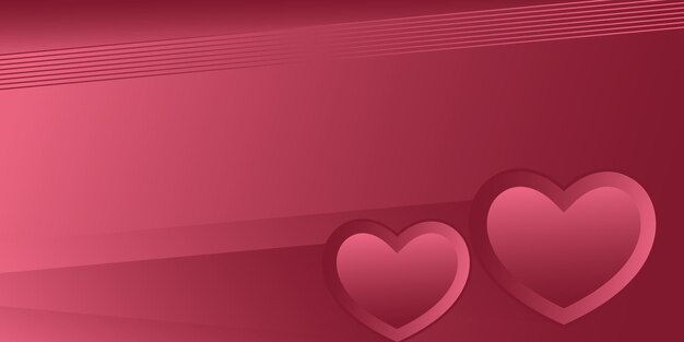 liefde thema achtergrond met hart pictogram vectorillustratie voor banners wenskaarten flyers
