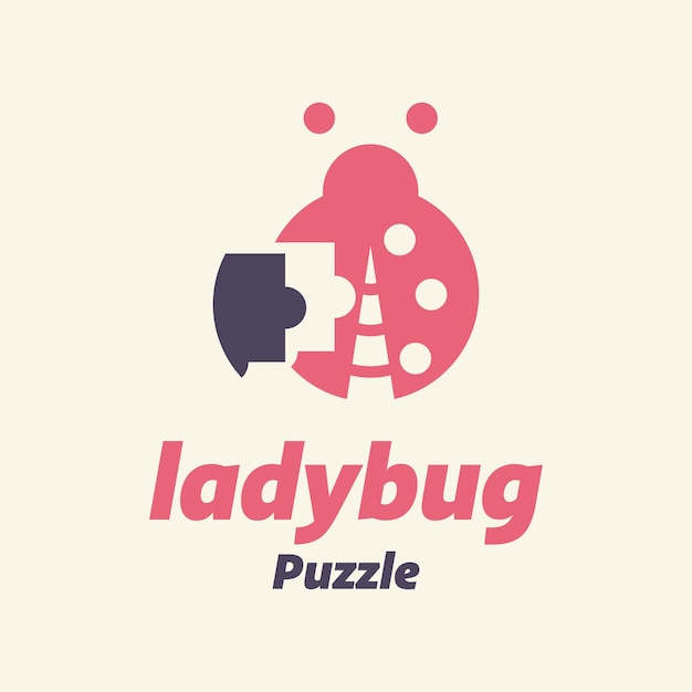 Lieveheersbeestje Puzzel Logo