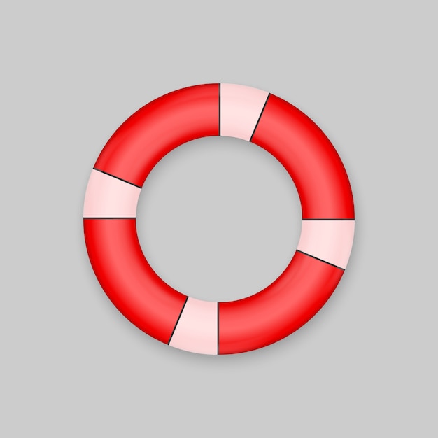 Life buoy isolated