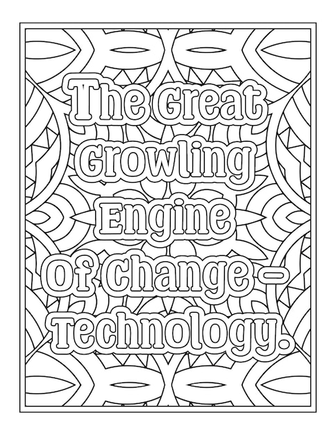 Life Changing Quotes Coloring Pages for Kdp Coloring Pages