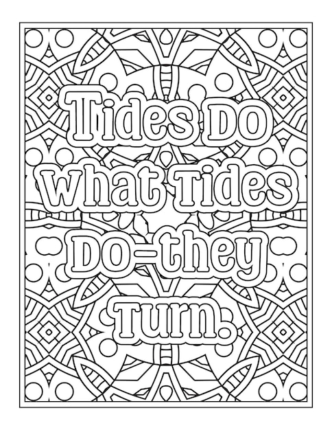 Life Changing Quotes Coloring Pages for Kdp Coloring Pages