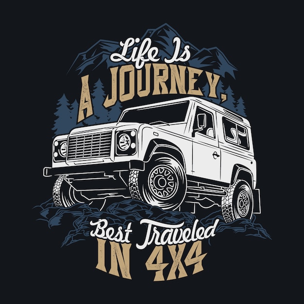 life is a journey best traveled in 4x4 saying quotes