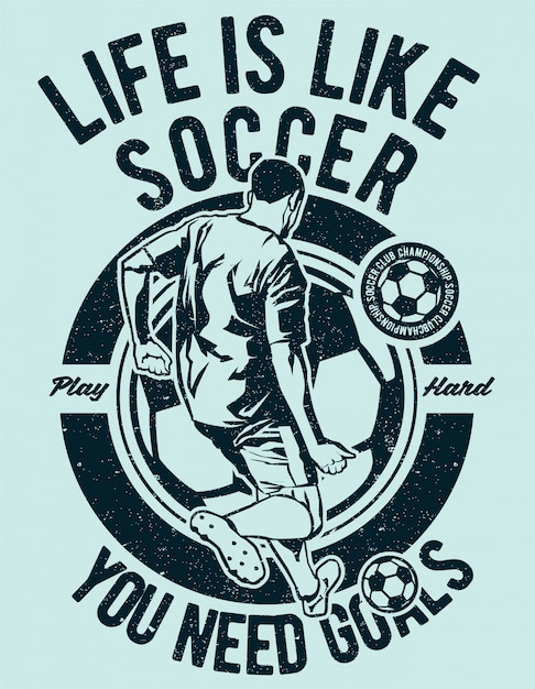 人生はサッカーのようです