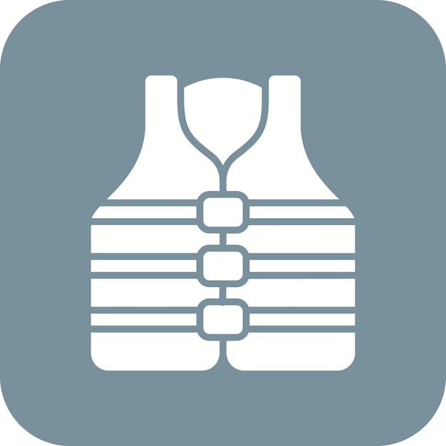 Vector life jacket icon vector image can be used for water sports
