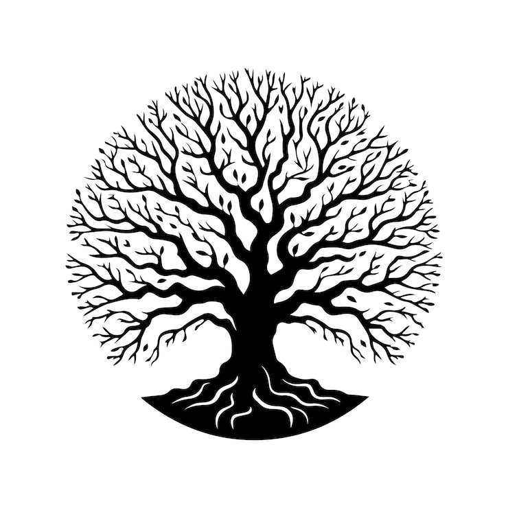 Vector life tree vector