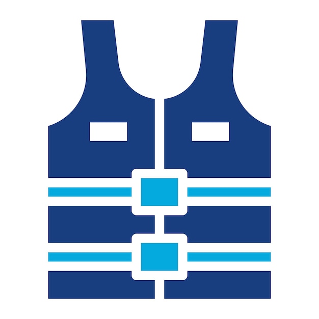 Vector life vest icon vector image can be used for beach resort