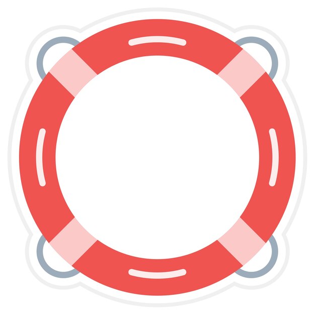 Lifebuoy Flat Illustration