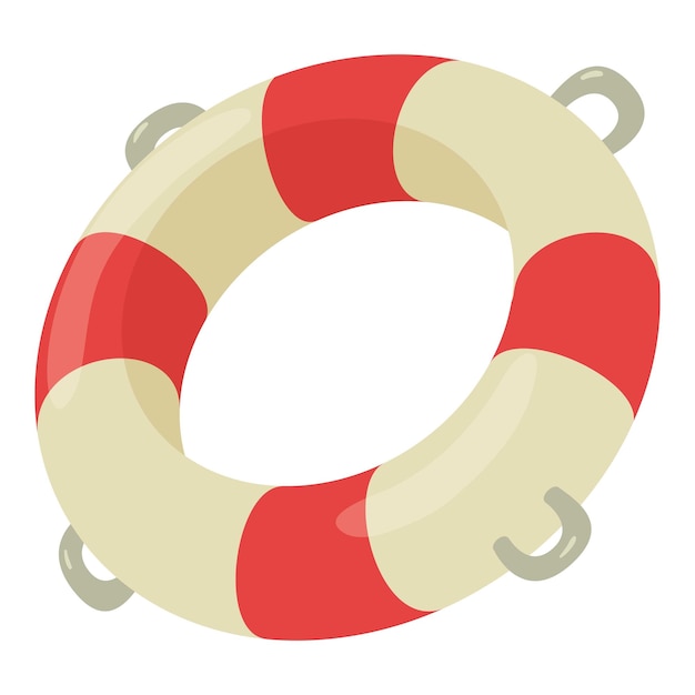 Lifebuoy icon Cartoon illustration of lifebuoy vector icon for web