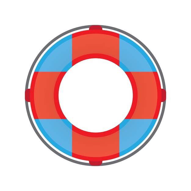 lifebuoy icon logo vector design template