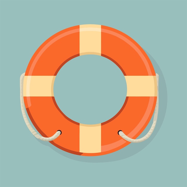 lifebuoy icon vector