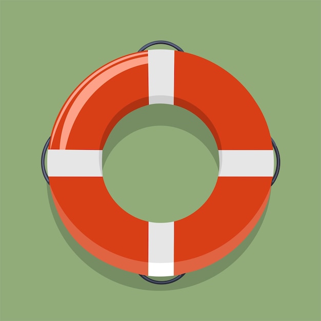 Vector lifebuoy icon vector