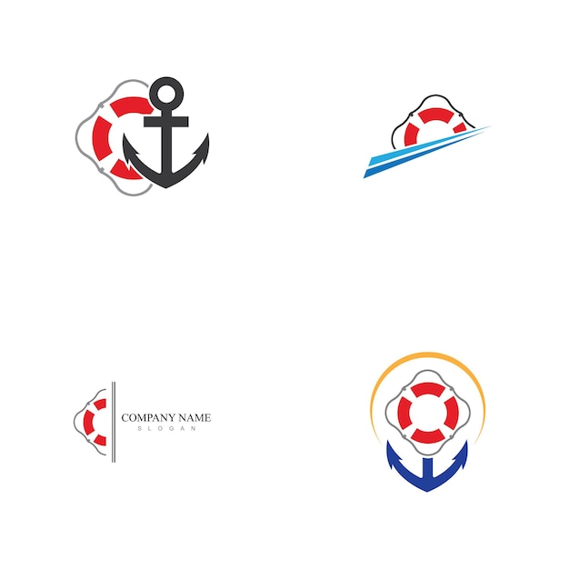 Спасательный круг LogoSymbol Icon Vector Template