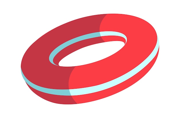 Lifebuoy water icon Vector illustration