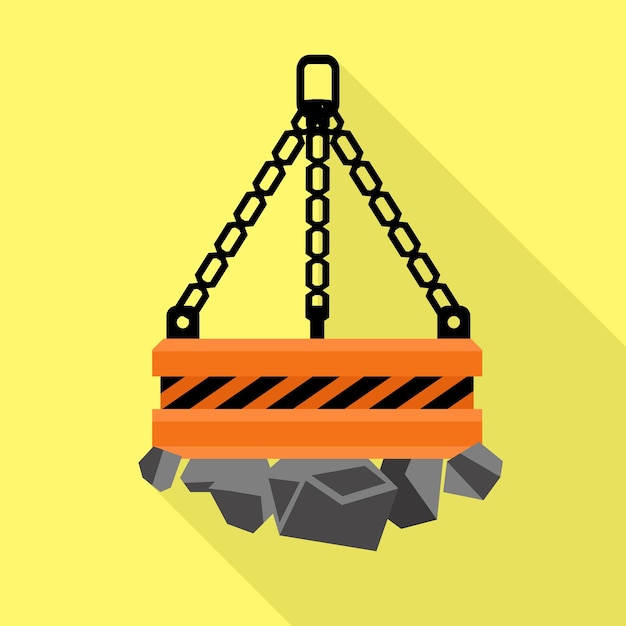 Lift platform icon Flat illustration of lift platform vector icon for web design