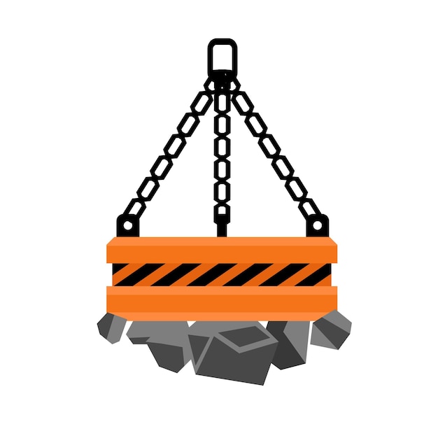 Lift platform pictogram Vlakke afbeelding van lift platform vector pictogram voor webdesign