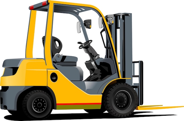 Lift truck Forklift Vector illustration