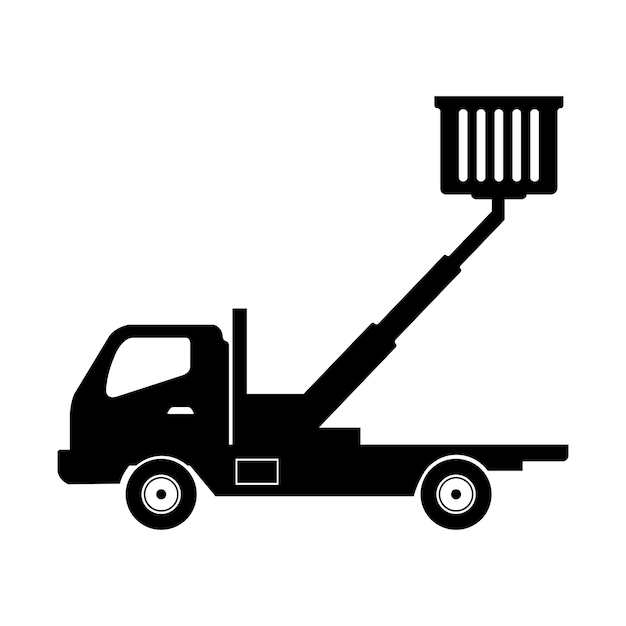 Lifting machine icon