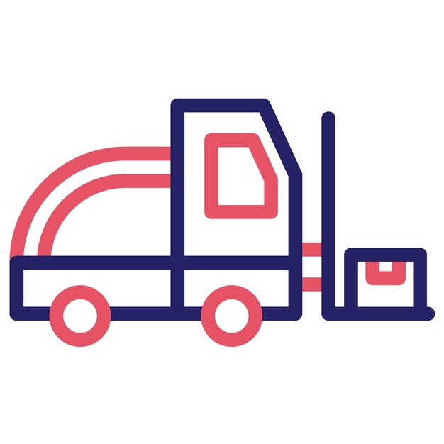 Lifting Parcel vector icoontje illustratie van Delivery and Logistics icoonset