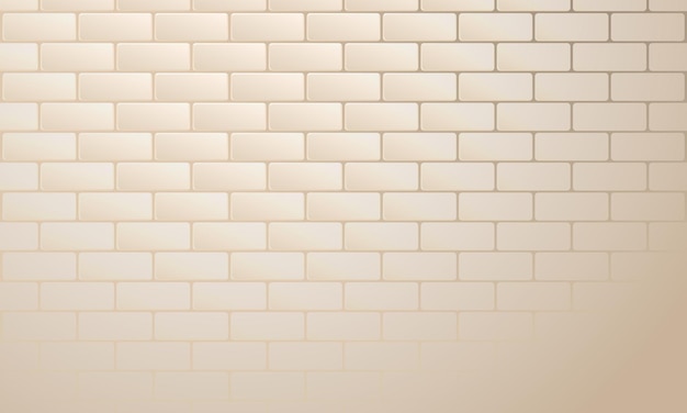 웹 배너 벡터 일러스트 레이 션에 대 한 벽돌 템플릿 디자인의 밝은 베이지색 벽돌 추상적인 배경 질감