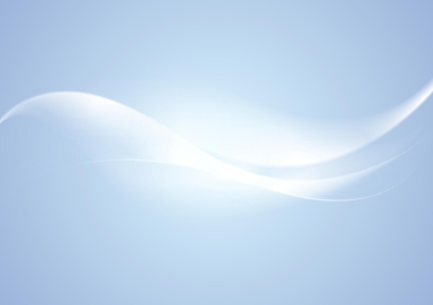 Light blue abstract waves elegant background. Vector design