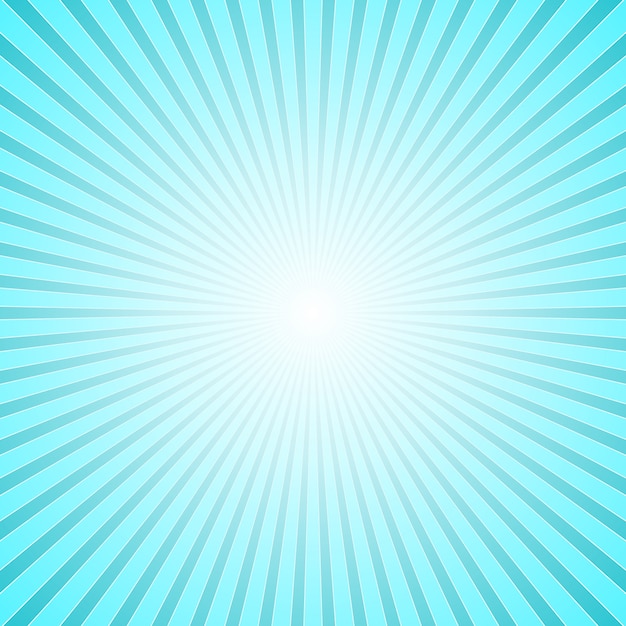 Light blue geometric abstract ray burst background