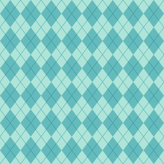 Light Blue Seamless Argyle Pattern