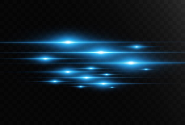 Vector light blue special effect. glowing beautiful bright lines on a dark background.