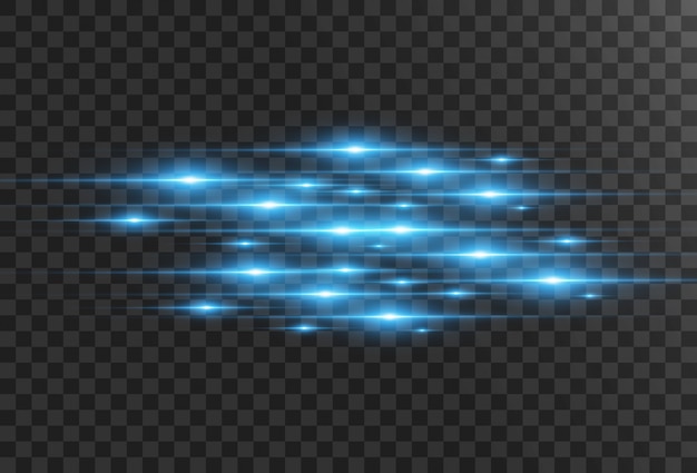 Light blue special effect. glowing beautiful bright lines on a dark background.