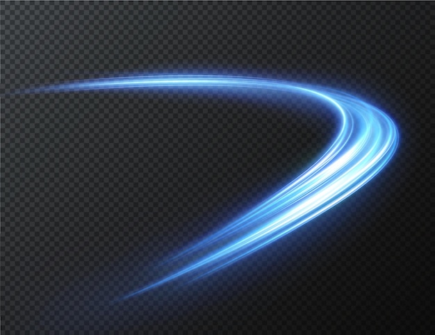 Light blue Twirl. Curve light effect of blue line. Luminous blue circle. Light blue pedistal.