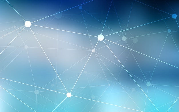 light blue vector pattern with spheres