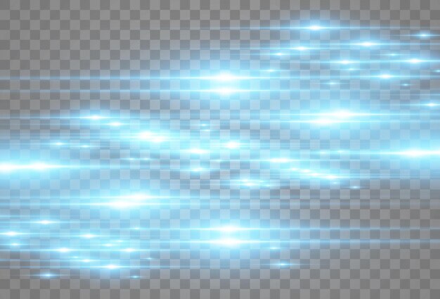 Light blue vector special effect glowing beautiful bright lines on a dark background