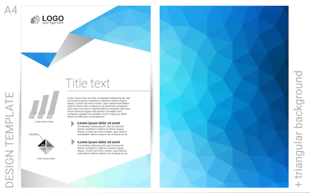 Light blue vector  template for landing pages