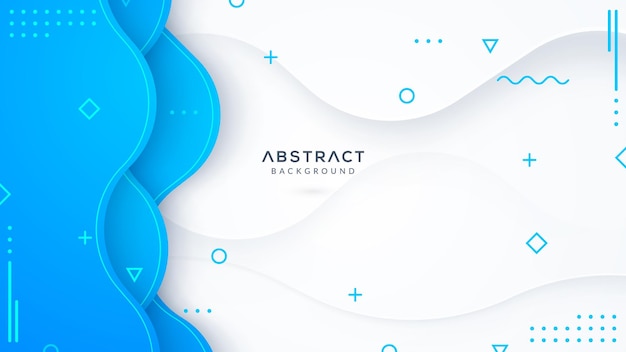 Light blue wave abstract background