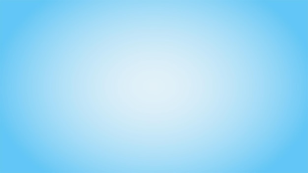 Vector light blue wide background with radial blurred gradient in center of composition. abstract illustration for wallpaper