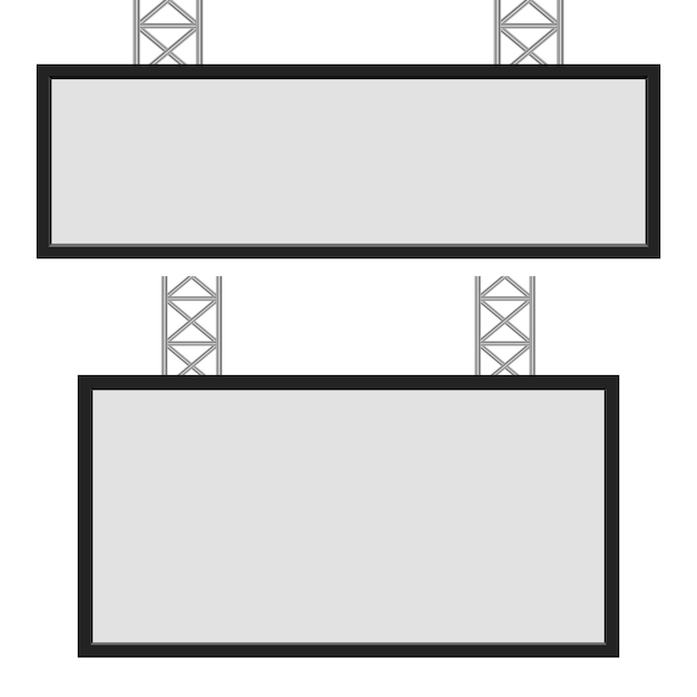 Illustrazione del modello di scatola leggera su sfondo bianco