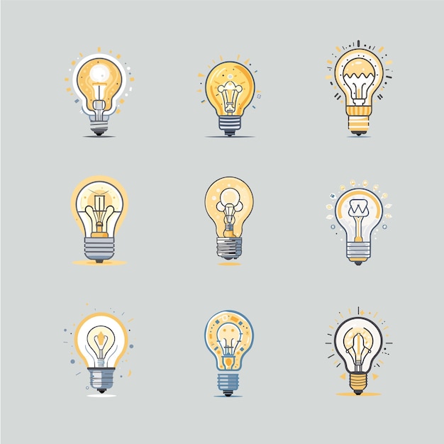 light bulb graphic icon