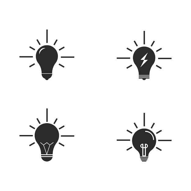 Light bulb icon design