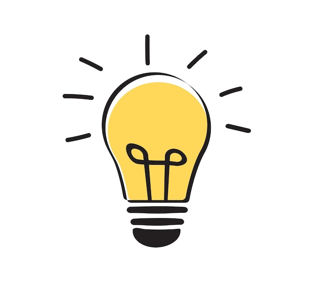 Premium Vector | Light bulb icon energy and thinking symbol creative idea  and inspiration concept vector illustration