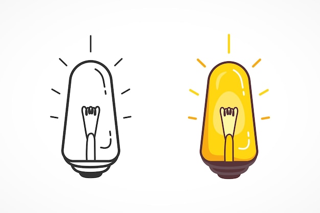 Light Bulb Idea Lamp Icon