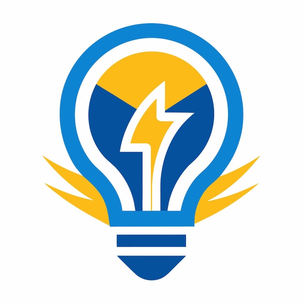 Light bulb Logo design concept